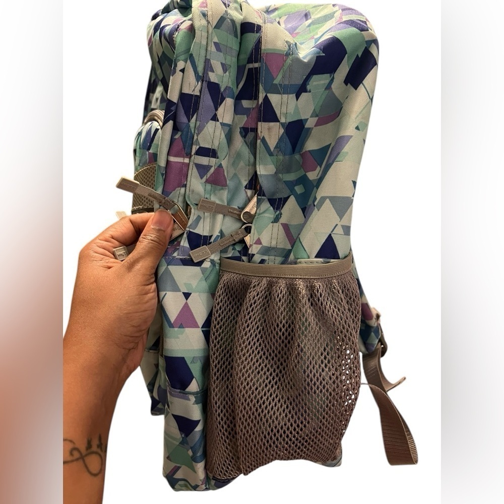 L.L.Bean Deluxe Book Pack®, 32L, Abstract Print - purple, blue, white and green - Picture 5 of 9